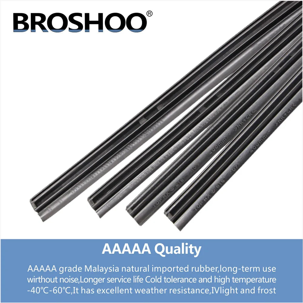 Auto Windscreen Car Wiper Blade Strips Vehicle Insert Rubber Strip14"16"17"18"19"20"21"22"24"26"28" FR 10mm Car Accessories 1PCS