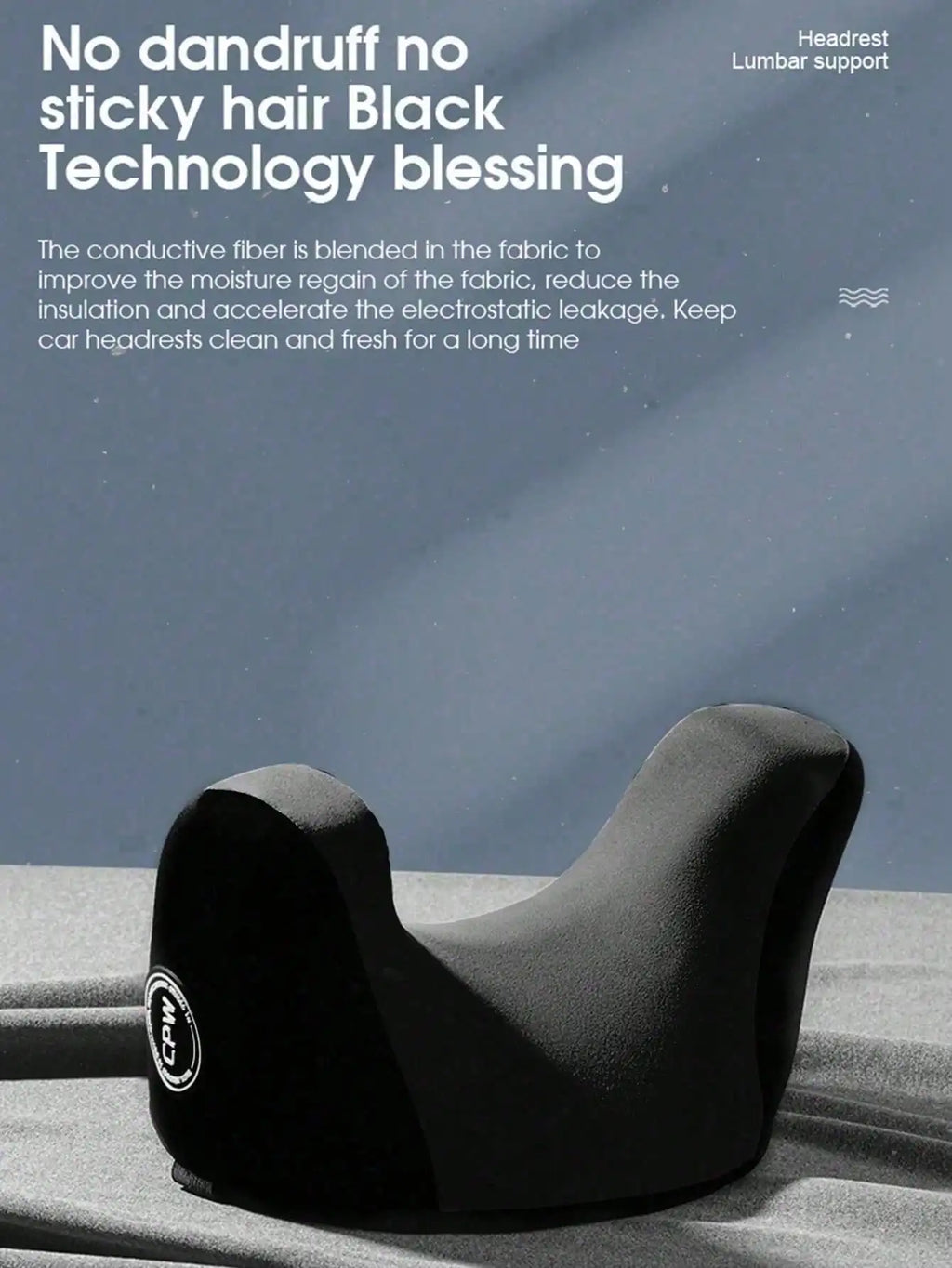 1pc Car Headrest, Neck Pillow for Preventing Neck Tilting, In-car Supplies, Side Support for Adults and Children, U-shaped Memor