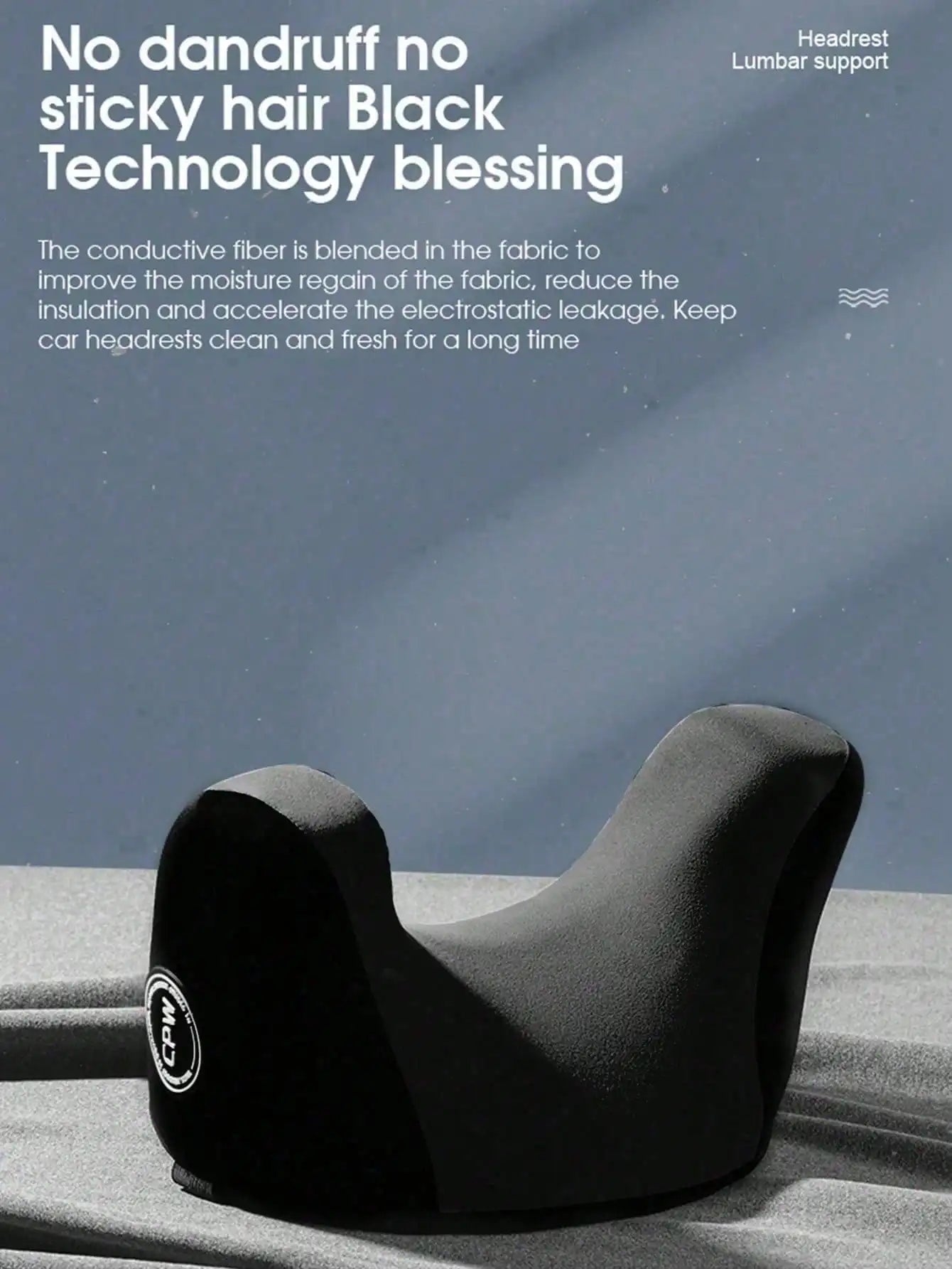 1pc Car Headrest, Neck Pillow for Preventing Neck Tilting, In-car Supplies, Side Support for Adults and Children, U-shaped Memor