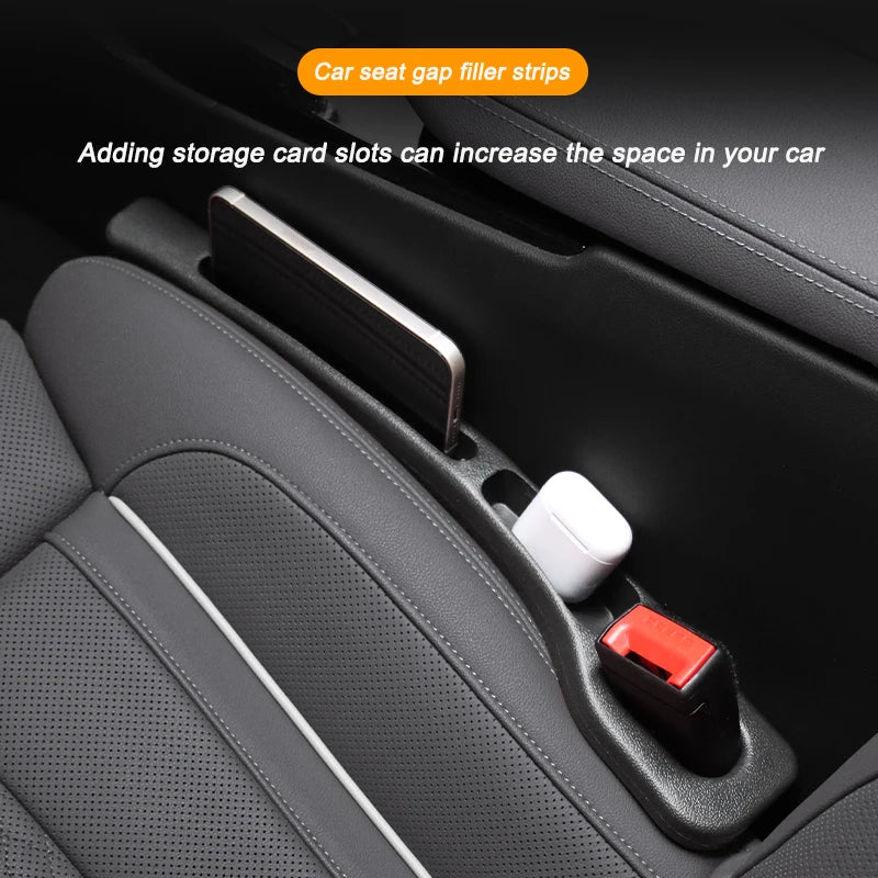 1 Pair Car Seat Gap Filler Side Seam Plug Strip Leak-proof Filling Strip For All Car Model Wallet Phone Holder Car Accessories