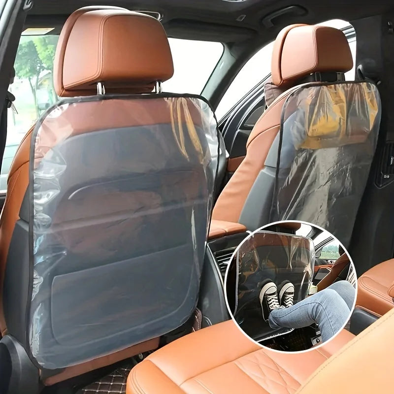 Car Seat Back Protector Cover For Children Waterproof Anti-Kick Seat Back Covers Auto Stain-Resistant Protector Mat From Dirt