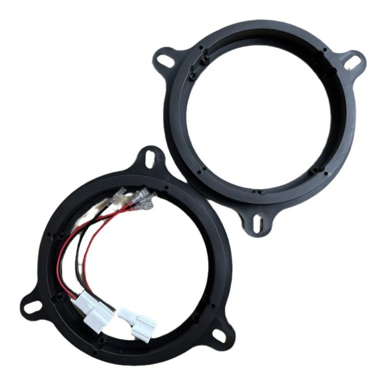 6.5inch Car Stereo Speaker Spacers Adaptors Pad Bracket and Speaker Wire for Smart Dacia Auto Accessories