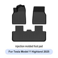For Tesla New Model Y Juniper 2025+ TPE Floor Mats Waterproof Luggage Mat Wear-resistant Foot Pads ModelY Trunk Mats Accessories