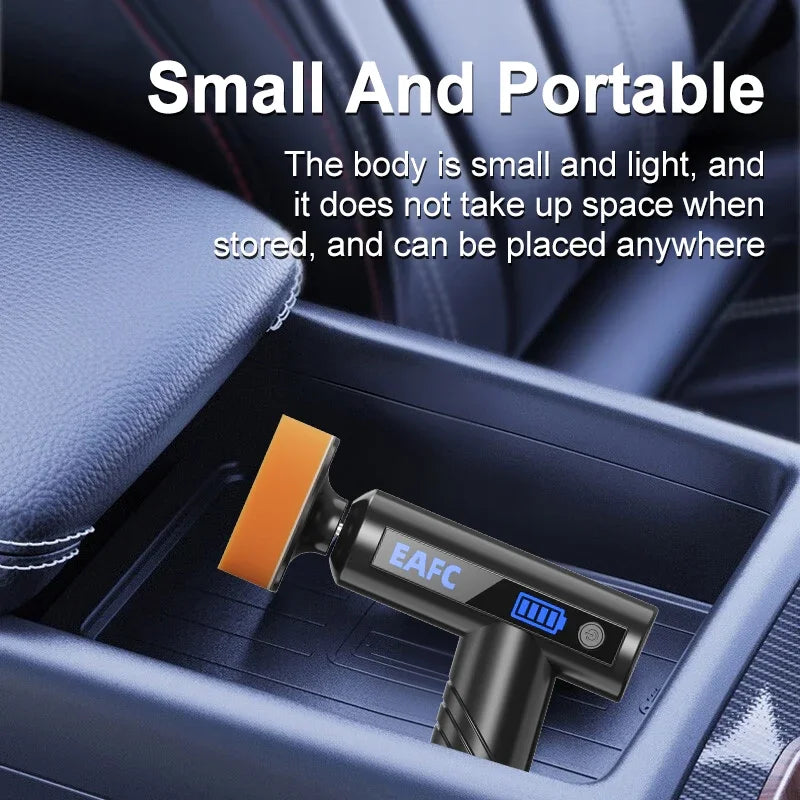 Car Polisher 4500mAh Handheld Wireless Polisher Car Polishing Waxing Machine Power Tool for Car Body Cleanig Waxing Repair