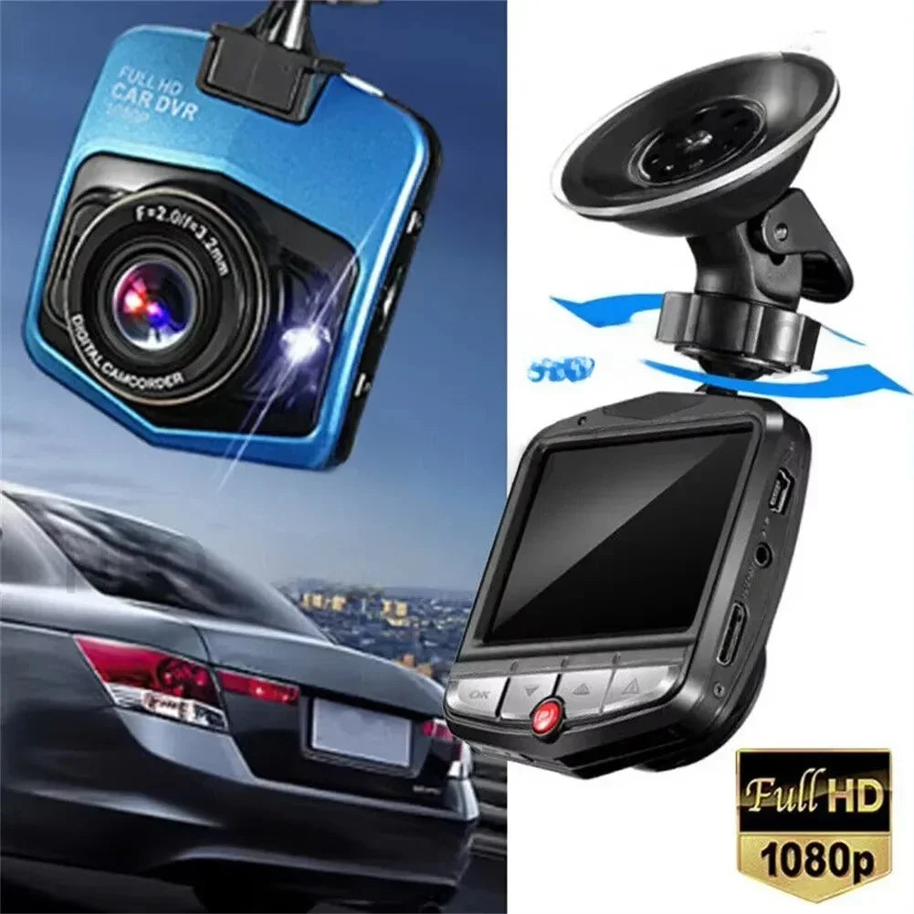 1080P HD Dash Cam, Car DVR Camera Recorder with Night Vision, G-Sensor, Loop Recording, Parking Monitor, Wide Angle Lens for Veh