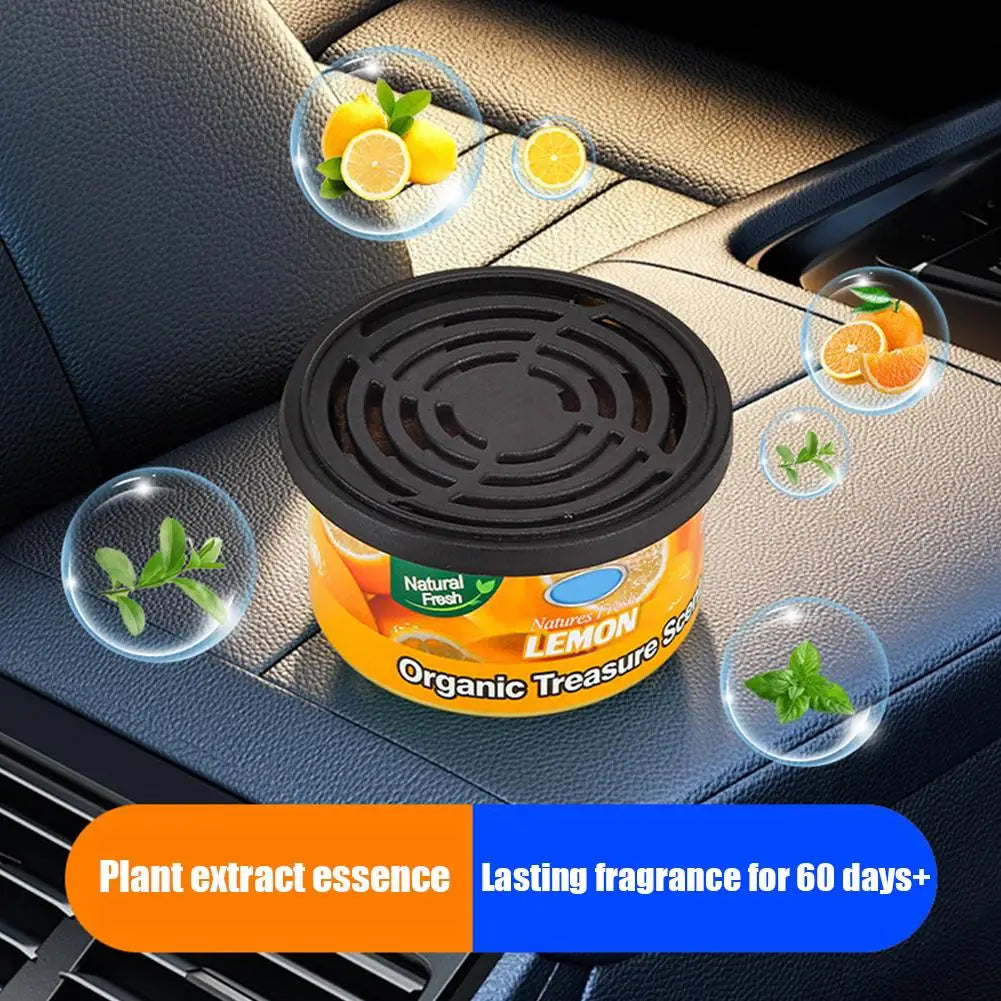 Car Flavoring Perfume Wood Blocks Lavender Bubble Gum Cherry Flavor Cans For Car Interior Odor Removal Air Freshener Supplies