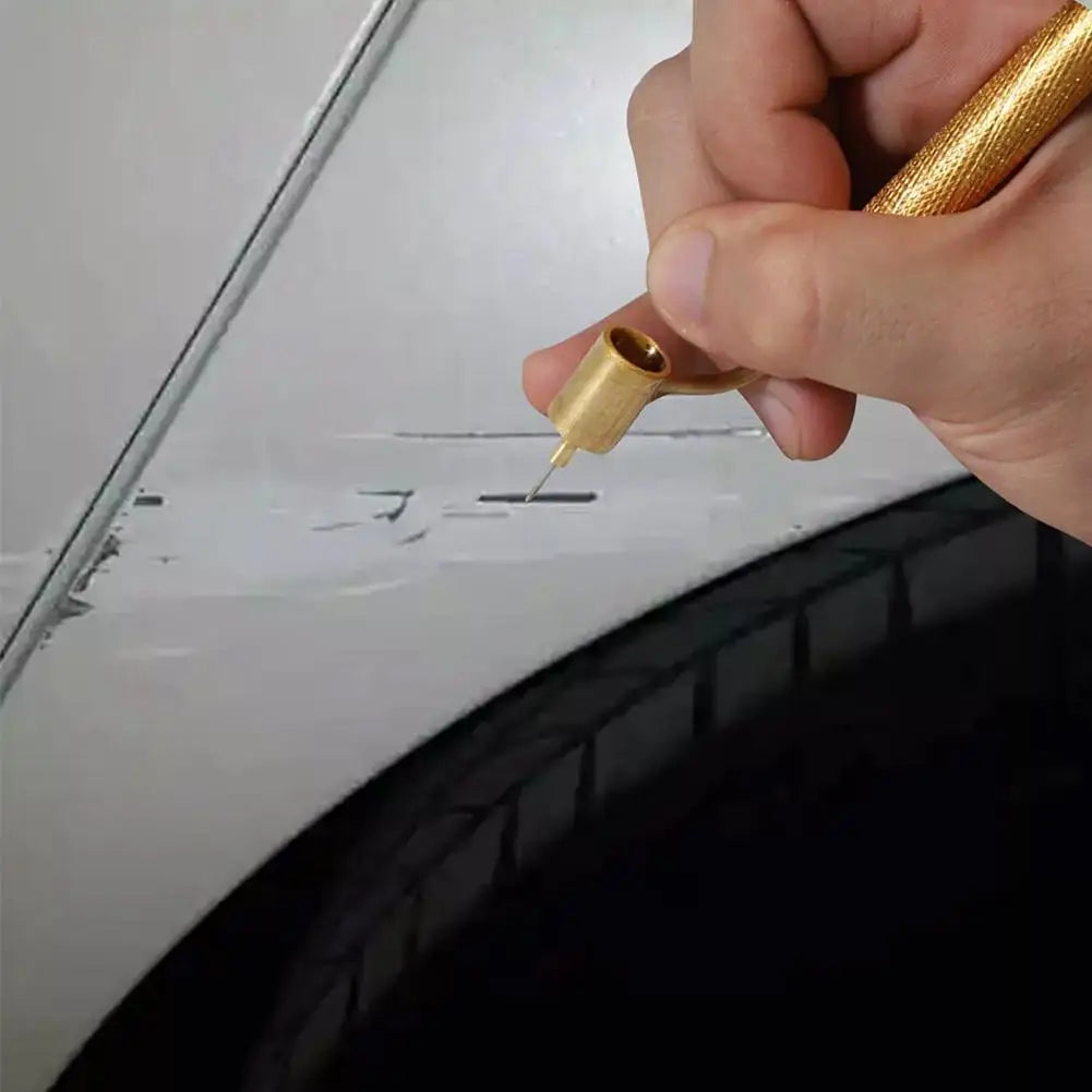 Car Touch-up Paint Pen Detailing Fine Line Fluid Writer Paint Applicator Pen Slanting Precision Ruling Pen Car Scratch Repair
