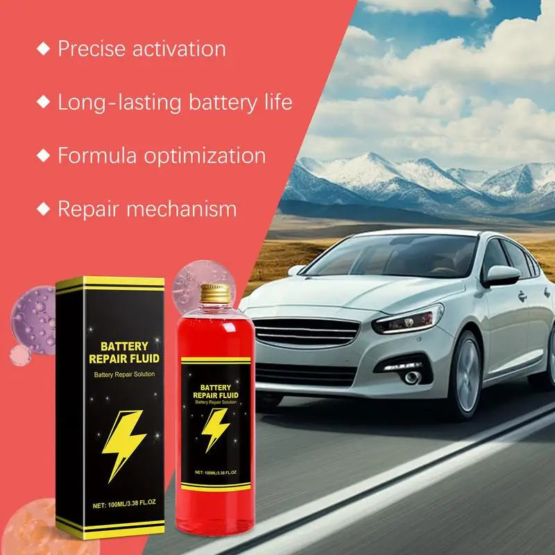 100ml Battery Repair Fluid For Car Safe  Repair Fluid Battery Restore Liquid Efficient Repair Extends Battery Life For Golf Cart