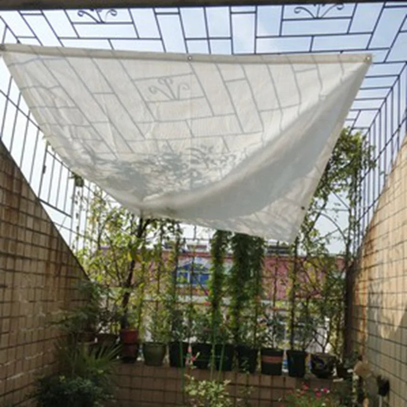 White HDPE Sun Shade Net Anti UV Outdoor Canopy Flower Garden Succulent Plant Cover Summer Gazebo Balcony Terrace Shading Nets
