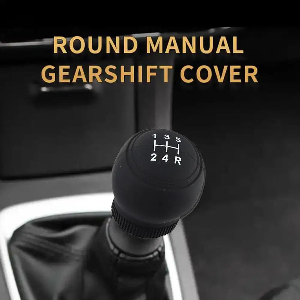 Universal Silicone Car Gear Head Shift Knob Cover Gear Shift Non Slip Grip Handle Case Wear-resistant Gear Rod Cover