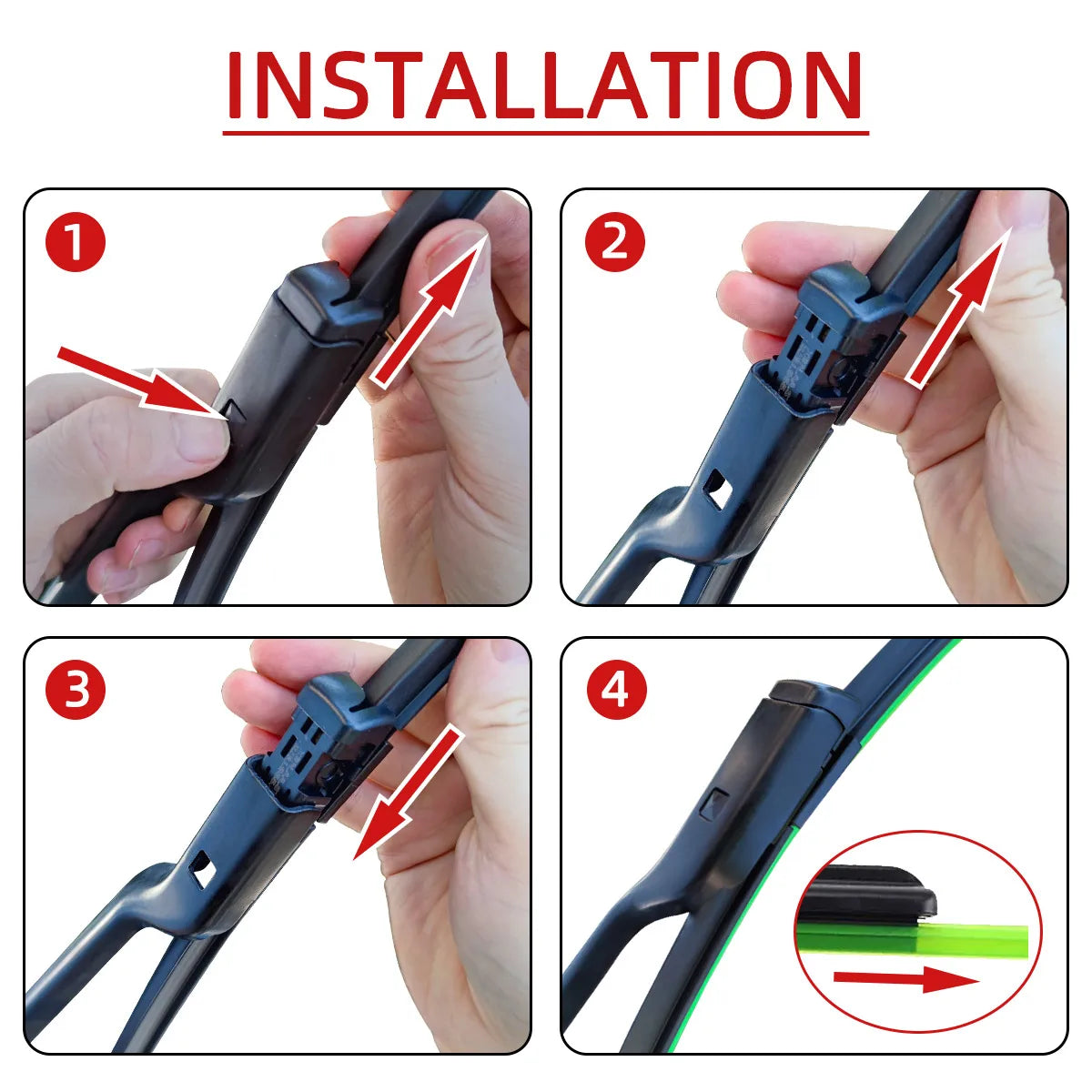 1/2/3/4/6PCS Car Wiper For Ford Fiesta MK6 2008-2016 Front Rear Wiper Blades Brushes Auto Accessories 2011 2012 2013 2014 2015