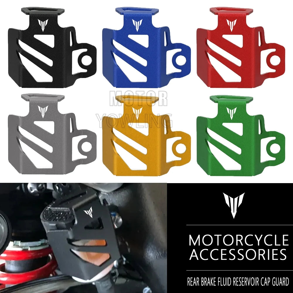 Motorcycle Rear Brake Fluid Reservoir Cap guard Protection For Yamaha MT07 MT09 MT03 MT10 MT25 MT125 MT 07 09 10 25 FZ07 FZ09
