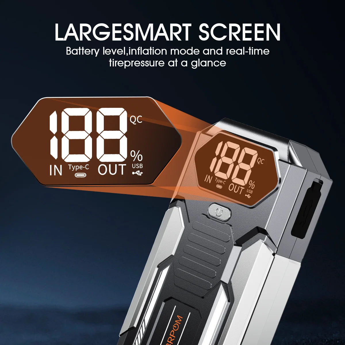 Car Jump Starter 3000A/4000A/5000A Battery Charger Emergency Power Bank Booster for 12V Gasoline and Diesel Vehicles Starting