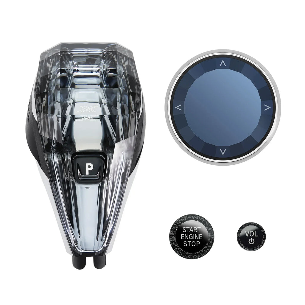 4 Piece Set Crystal Gear Shift Knob LHD for BMW X3/X5/X6 3/4/7 Series G20 G21 G28 G12 X6 G06 X7 G07 Ix3 G08 I4 G26 G70 X5 G05