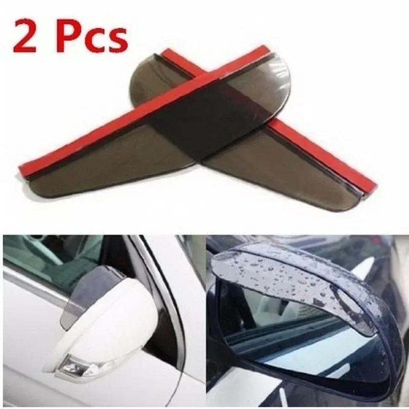 2Pcs Universal Car Rearview Mirror Rain Eyebrow Auto Car Rear View Side Rain Shield Snow Guard Sun Visor Shade Protector Accesso
