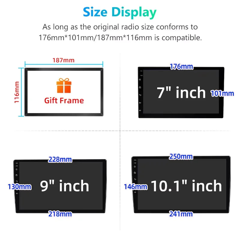 Junsun 7 9 10 inch Universal Car Radio Wireless CarPlay for Apple Android Auto 4G Car Intelligent Systems DSP IPS Touch Screen