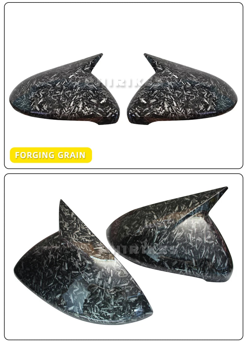 Side Rearview Mirror Cap Wing Side Mirror Cover For VW Golf 7 MK7 MK7.5 GTI R GTE GTD 2014-2019 Replacement