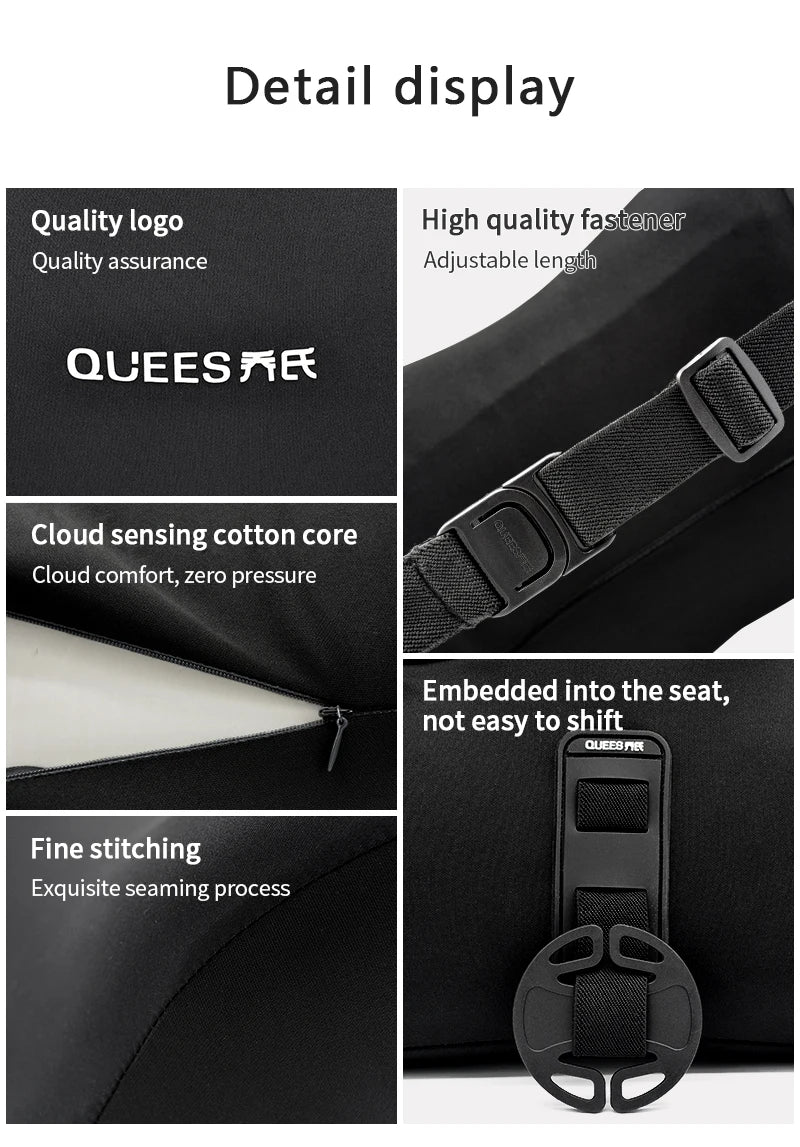 Update Car Lumbar Support Pillow Auto Neck Pillow Waist Support Removable Washable Backrest Universal Vehicle Cushion