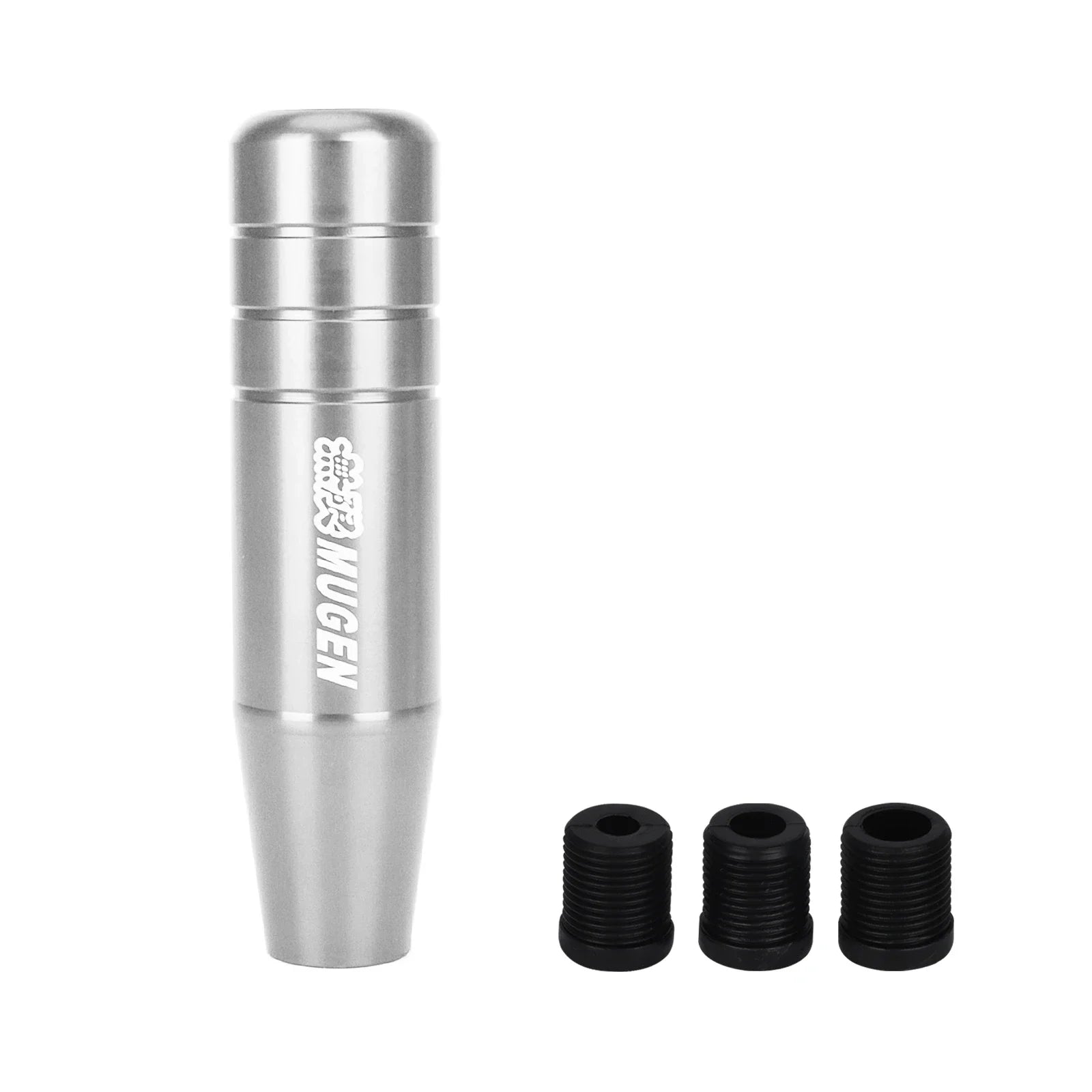 Universal Car 13CM Aluminium Gear Shift Knob Mugen Electroplating Color Manual Lever Shifter Dandle Extended Manual Transmission