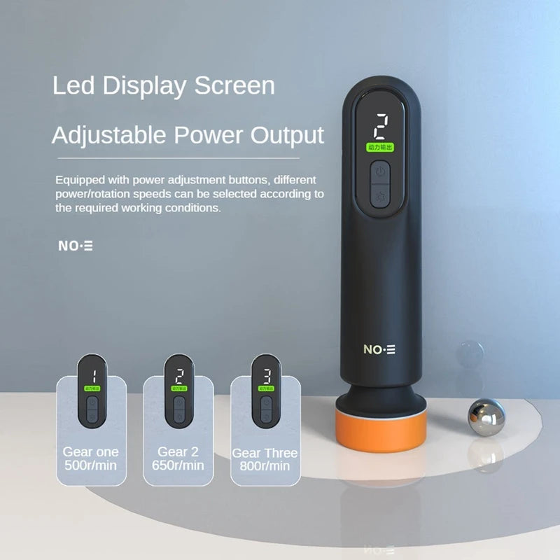 LEIBOO Car Waxing Polishing Sanding Machine 12000RPM Wireless Car Paint Scratch Repair Windscreen Glass Oil Film Remove Machine