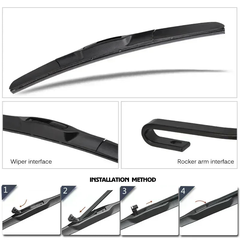 Car Wiper RHD & LHD Front Wiper Blades 20"+19" For Toyota MR2 Spyder 2000-2005 Fit U Hook Arm Windshield Windscreen Front Window