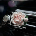 High-End Car AC Vent Jasmine Ornament - Niche Flower Decor, Perfect Gift for Interior Upgrade