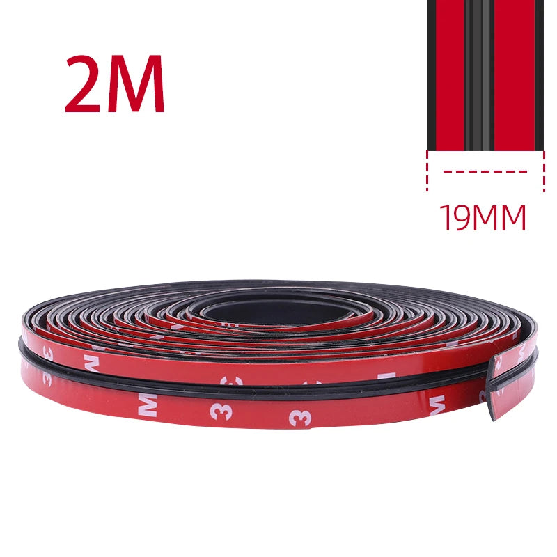 Windshield Sealing Strip Front and Rear Windows Roof Waterproof and Dustproof Rubber Strip Noise Sealing Strip for Car Sunroofs