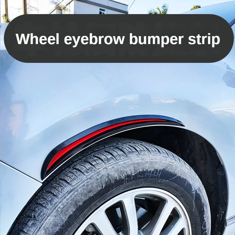 Car Bumper Protector Corner Guard Scratch Strip PVC Universal Car Fender Sticker Front Rear Bumper Protection Adhesive Plate