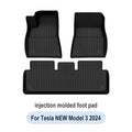 TPE Car Floor Mats For Tesla Model 3 Highland New Model Y 2019-2025 Luggage Mat Set Four Seasons Waterproof Anti-slip Trunk Mat