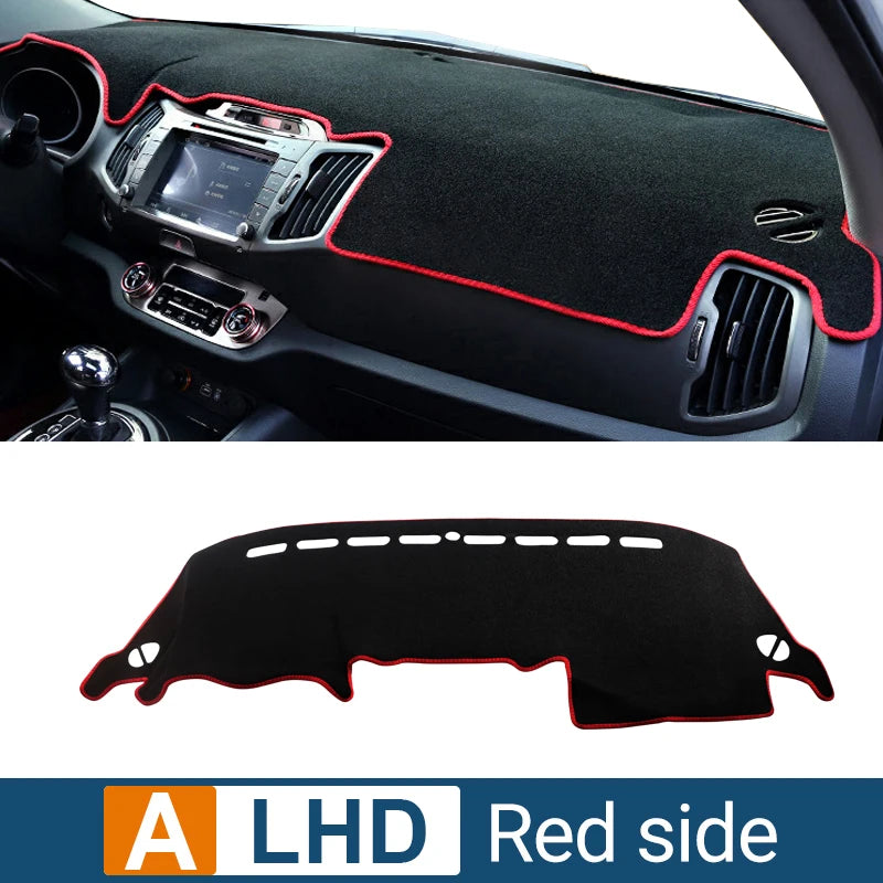 For Kia Sportage R 3rd 2011 2012 2013 2014 2015 LHD Car Dashboard Cover Mats Avoid Light Pads Anti-UV Case Carpets Accessories