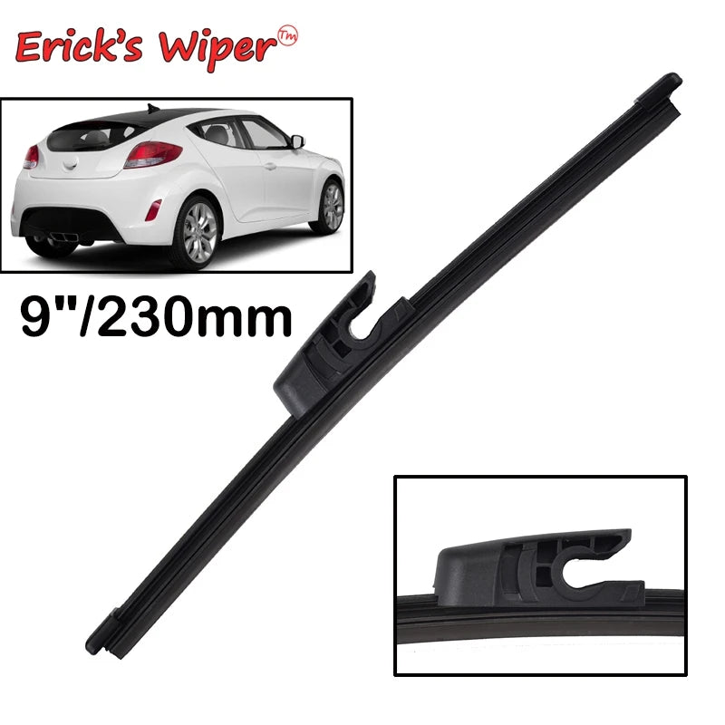 Erick's Wiper 9" Rear Wiper Blade For Hyundai Veloster MK1 2011 - 2018 Windshield Windscreen Clean Tailgate Window Rain Brush