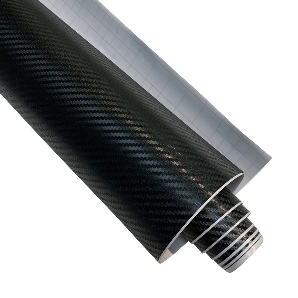2D/3D Carbon Fiber Vinyl Wrap Black Car Stickers Waterproof Adhesive Vinyl Auto Tuning Film Motorcycle Stickers Cars Accessories