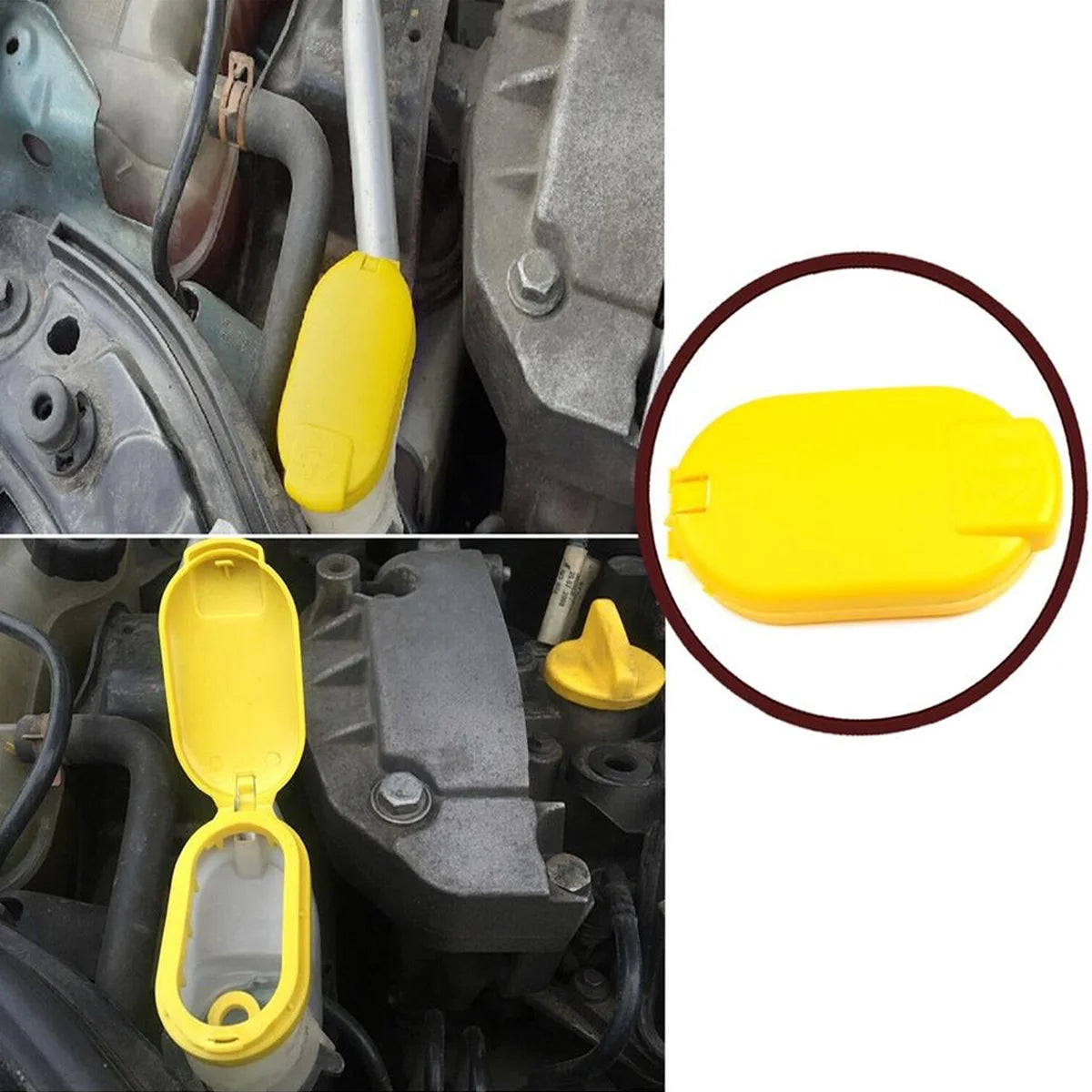 PINMOAP Car Windshield Cleaning Fluid Reservoir Cap Is Suitable For Renault Megane 2 Scenic Trafic 2 Clio Laguna 3 8200226894