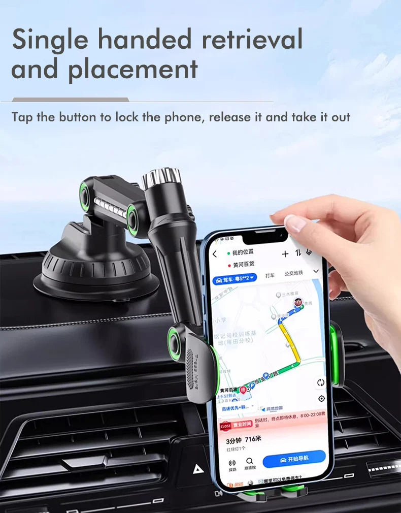 Suction Cup Phone Holder Windshield/Dashboard/Window Universal Suction Cup Car Phone Holder Mount with Sticky Gel Pad Compatib