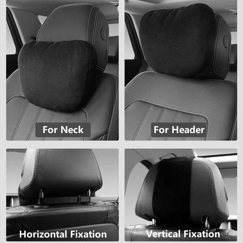 Top Quality Car Headrest Neck Support Seat Soft Neck Pillow Breathable For Maybach S Class Design Universal Protector Neck