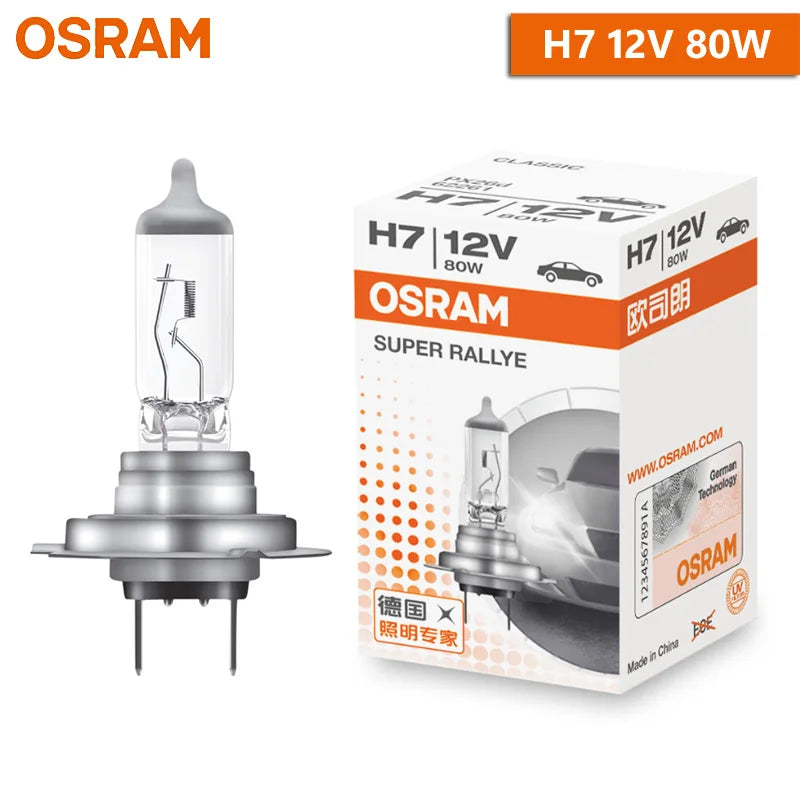OSRAM Original H1 H4 H3 H7 12V 55W 65W 100W Yellow Light Standard Lamp 3200K Headlight Fog Lamp Car Halogen Bulb OEM Quality 1X