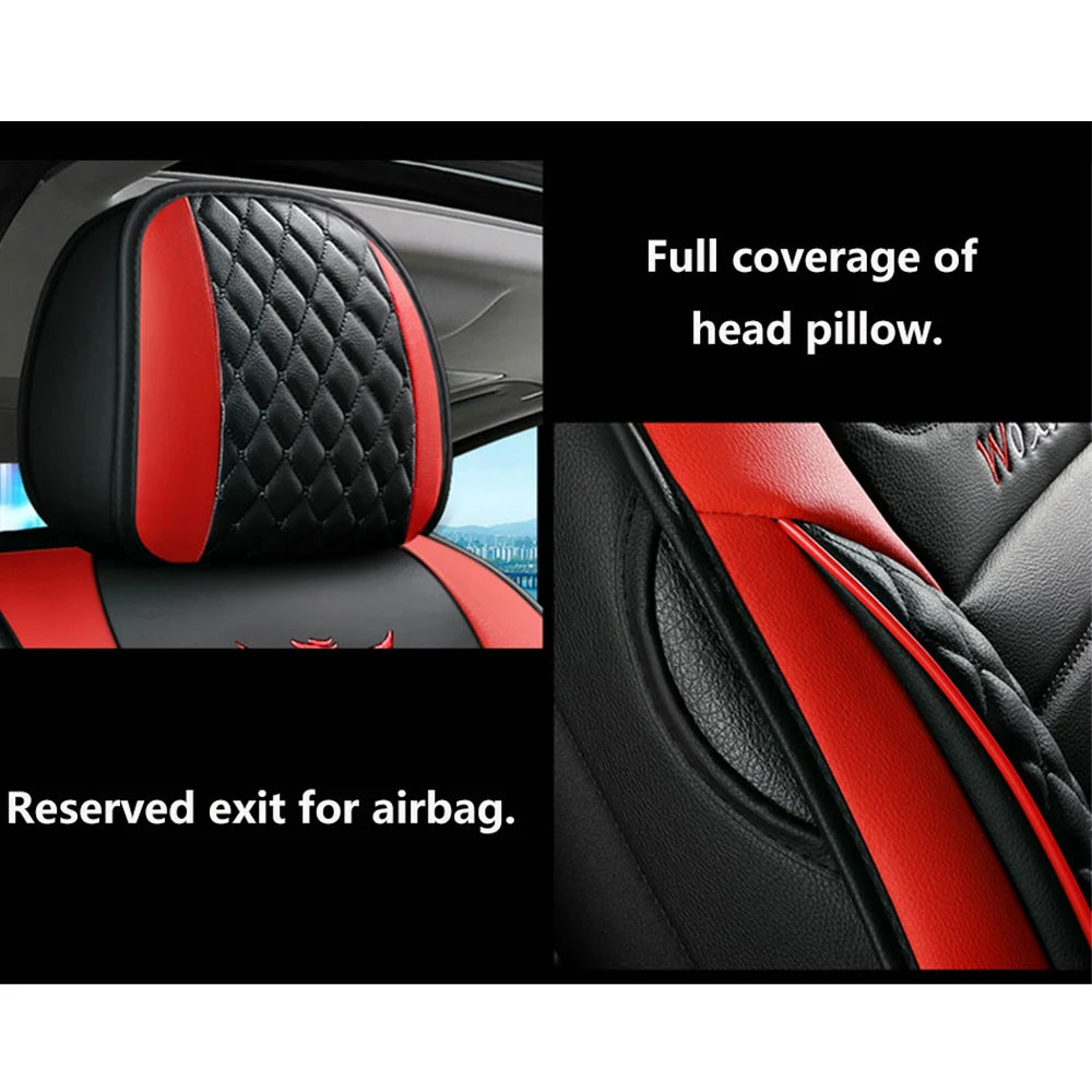 Elegant Universal Faux Leather Car Seat Cover by Tand: Easy-Clean, Comfort Design, Fits Major Models - Enhance Your Car's