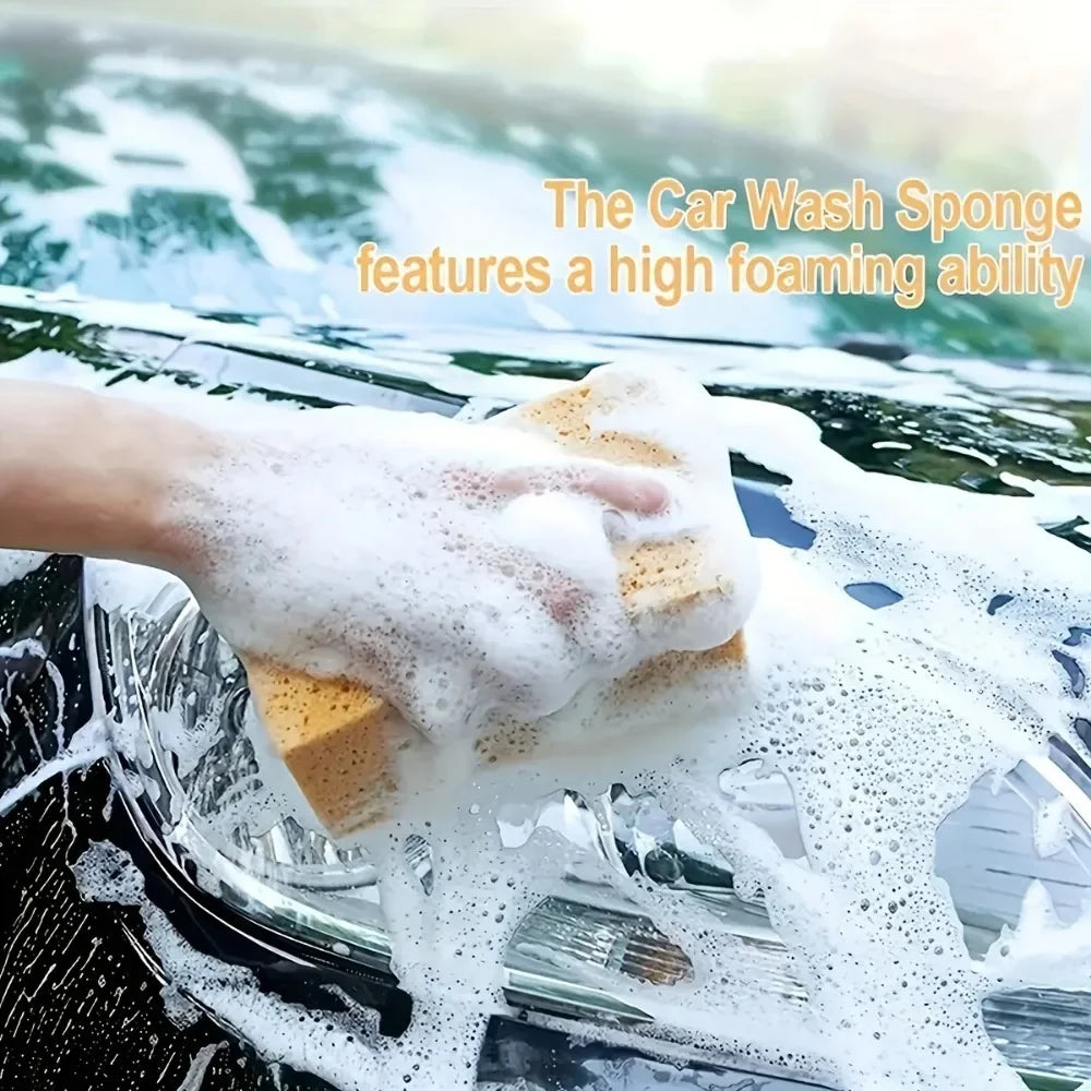 Car wash sponge block car motorcycle cleaning supplies large size Honeycomb sponge brush dusting car cleaning tool