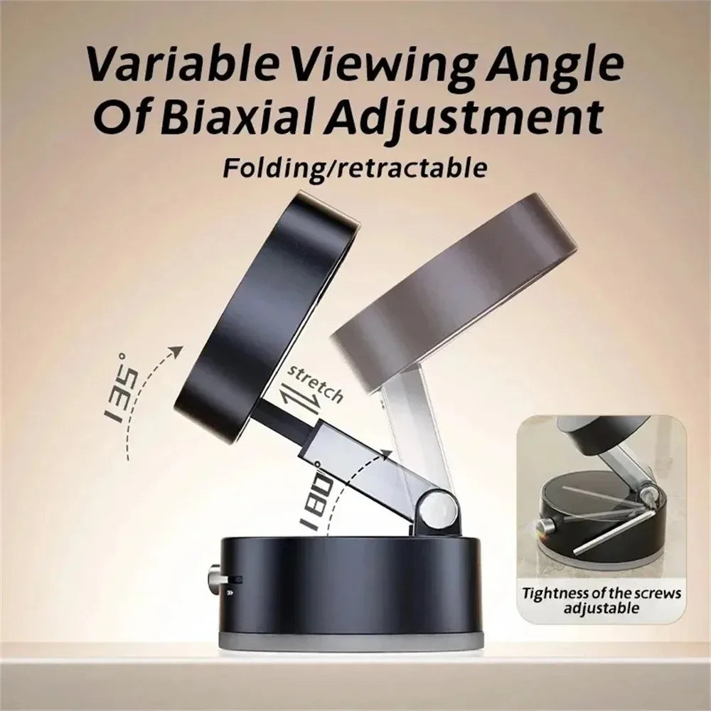 Ultra Magnetic Phone Holder Foldable Car Phone Mount Dashboard Phone Bracket 360 Degree Rotation Vacuum Suction Cup Stand