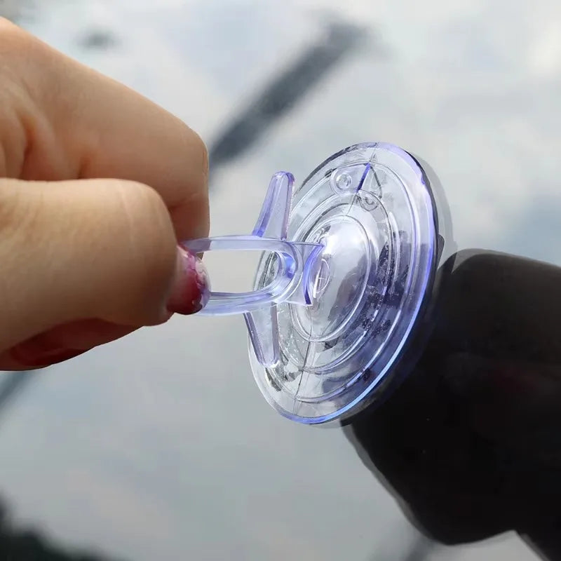 Car Sun Visor Fixing Suction Cup 45mm Black/transparent Rubber Suction Cup Suction Cup Hook Automobile Clip Fastener Accessories