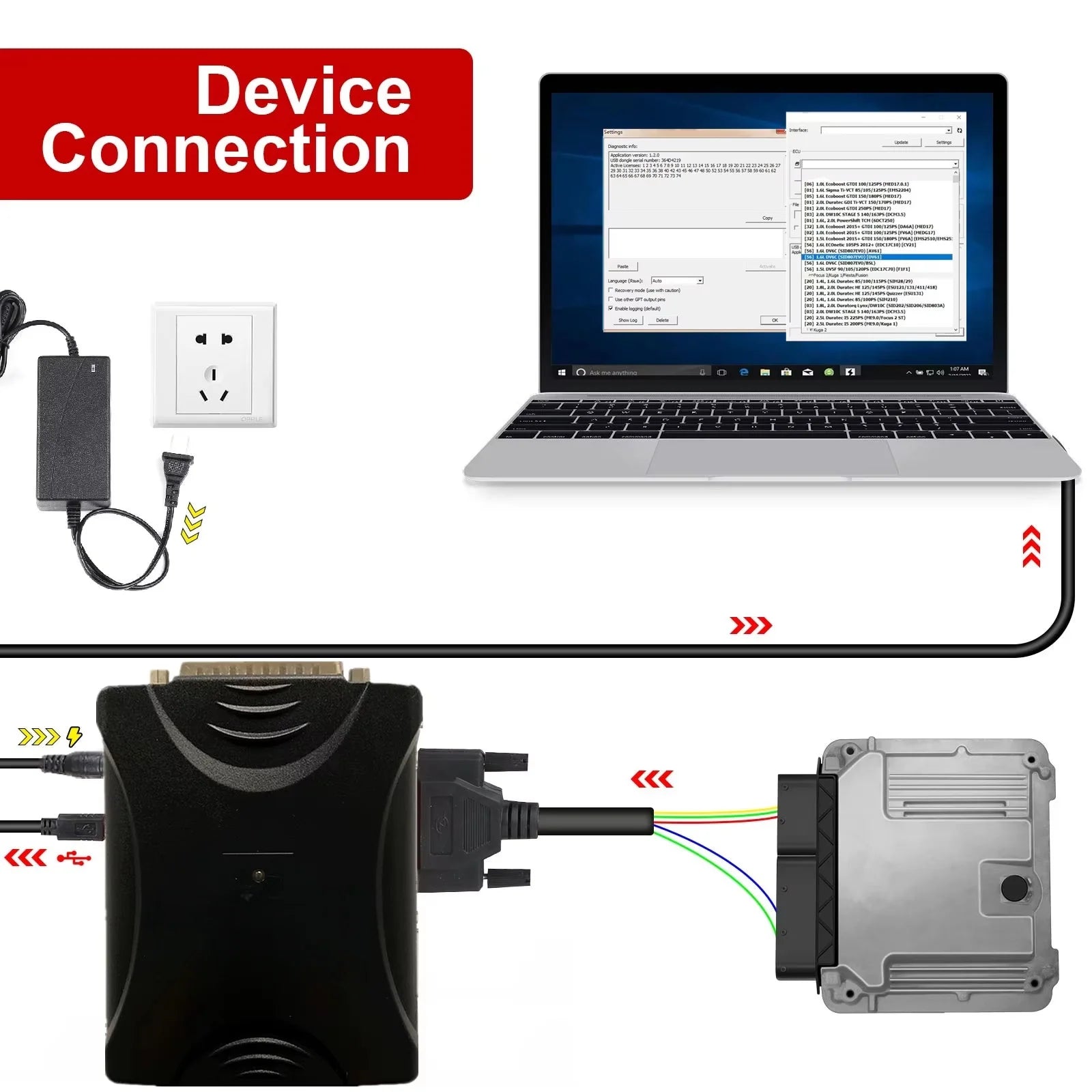 Latest SM 2 Pro0J2534 Pcmflash SM2 Pro Replacement Accessory for Toyota VCI Scamatk 2 Pro ECU Programming Tool