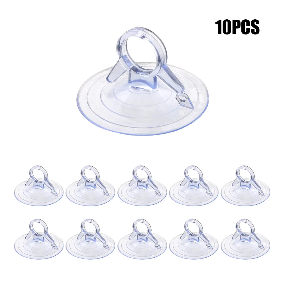 Car Sun Visor Fixing Suction Cup 45mm Black/transparent Rubber Suction Cup Suction Cup Hook Automobile Clip Fastener Accessories