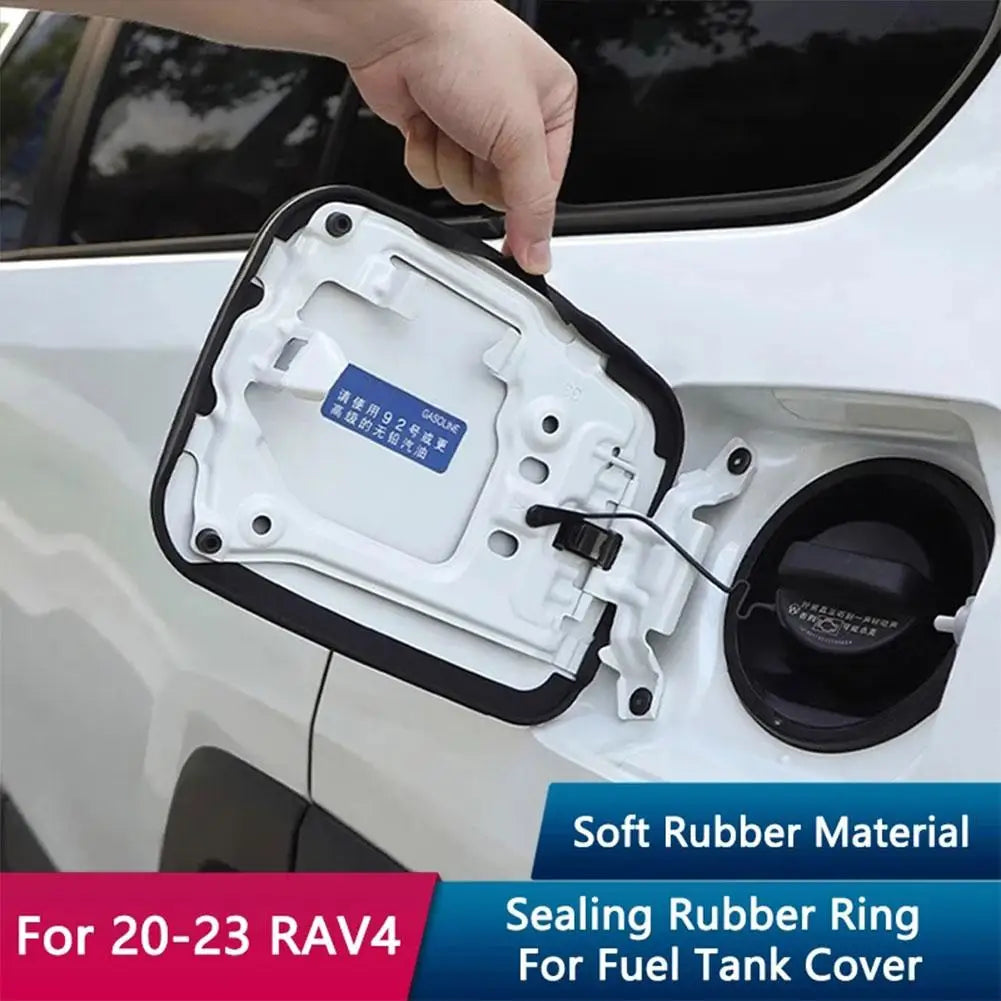 Car Sealing Strip Fuel Tank Seal Strips For Toyota RAV4 2020-2023 Fuel Tank Cover Rubber Waterproof Styling Accessory