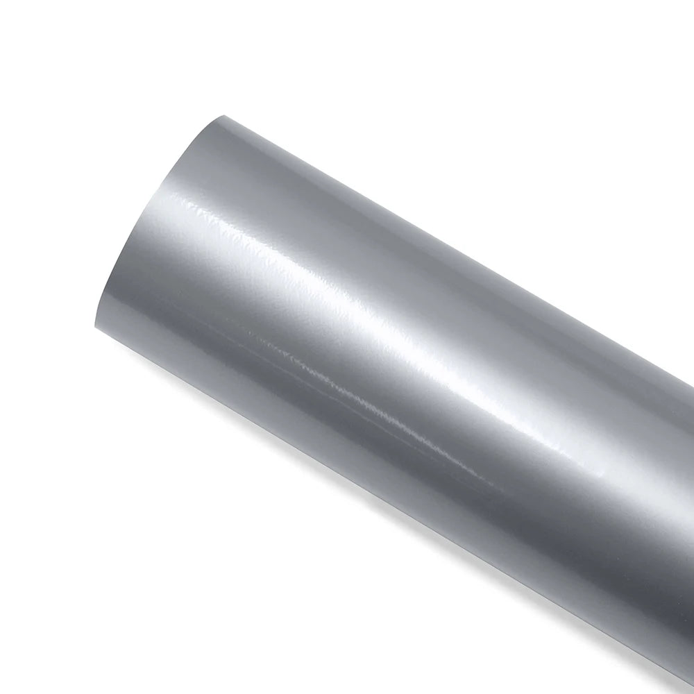 Glossy Silver Car Sticker Color Change Vinyl Film Bubble Free PVC Film Car Wrapping Decal Car Accessories Auto Decoration