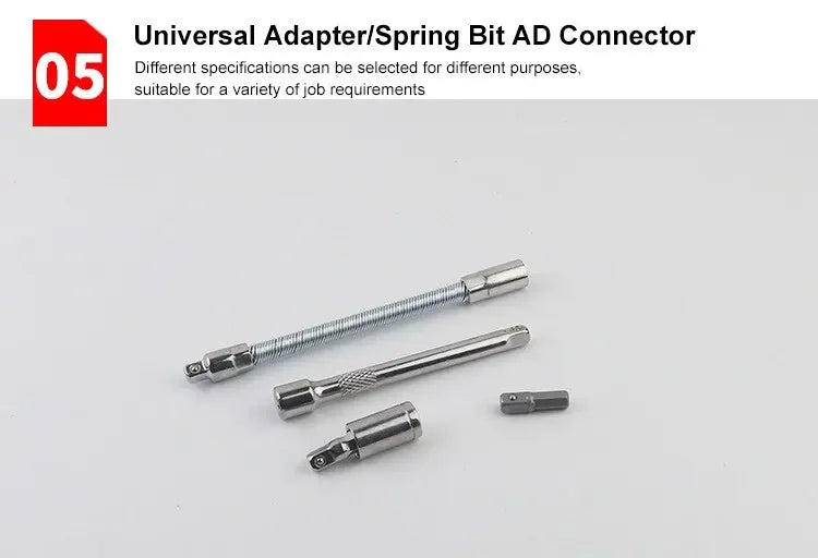 46pcsCar Repair Tool Kit 1/4-Inch Socket Set Car Repair Tool Ratchet Torque Wrench Combo Auto Repairing Set Mechanic Tool