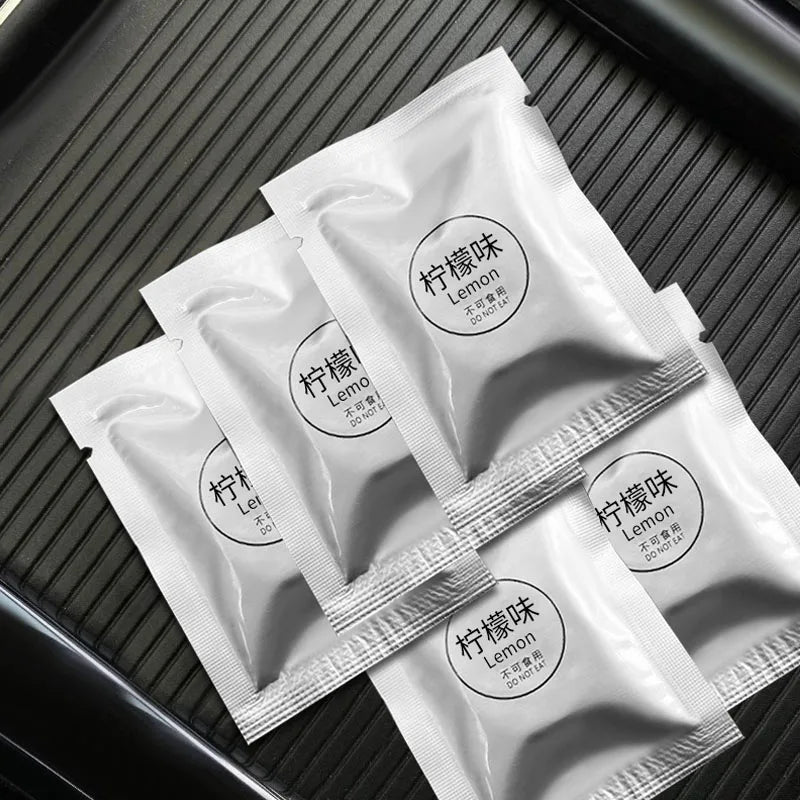 5PCS Car Air Outlet Aromatherapy Tablets Air Outlet Supplement Tablets Small Fan Pe Solid Fragrance Tablets