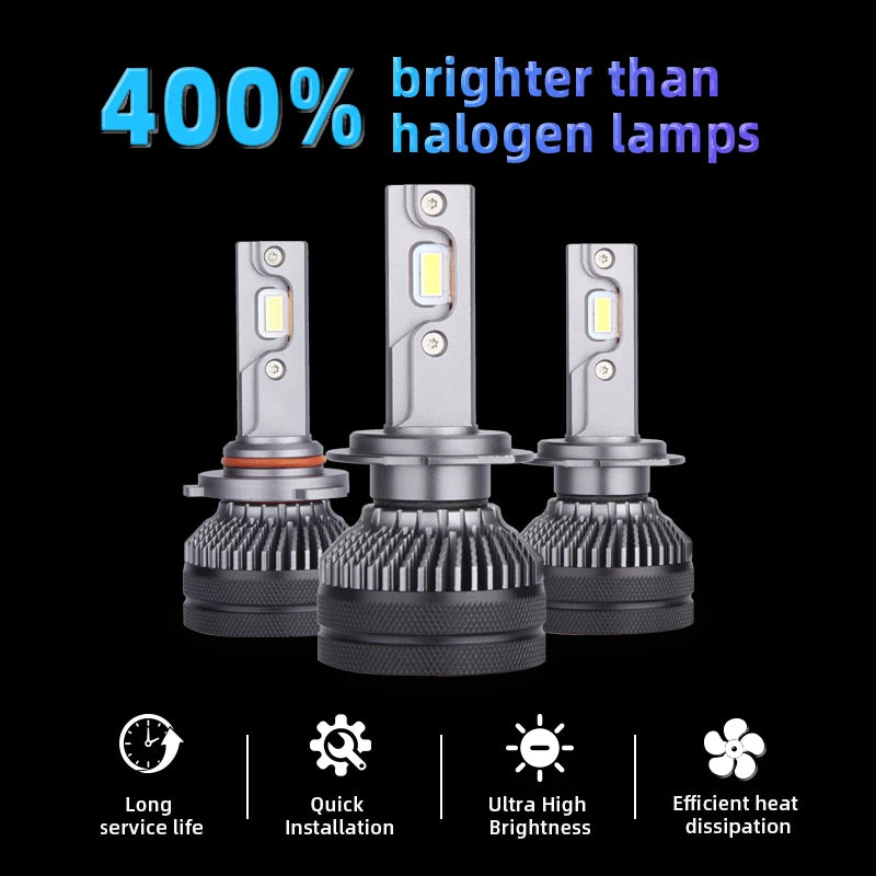 DAWN KNIGHT K5C 24V H7 H4 H1 LED Truck Light Bulb H11 4300K 6000K 110W 24V Led Headlight Lamp for Truck 2PCS