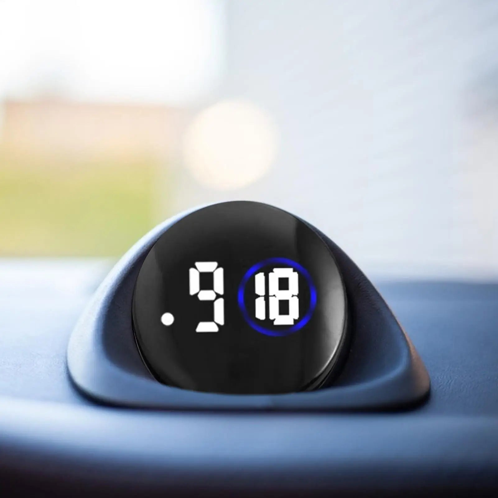 Mini Car Dashboard Clock Luminous Analog Clocks Watch Digital Car Clock Touch-sensitive Display Auto Clocks Interior Decoration