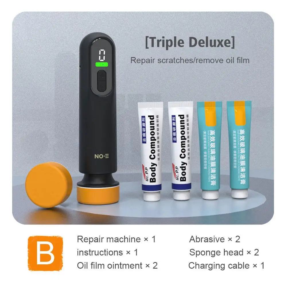 Car Waxing Polishing Sanding Machine 12000RPM Car Paint Scratch Repair Windscreen Glass Oil Film Remove Machine