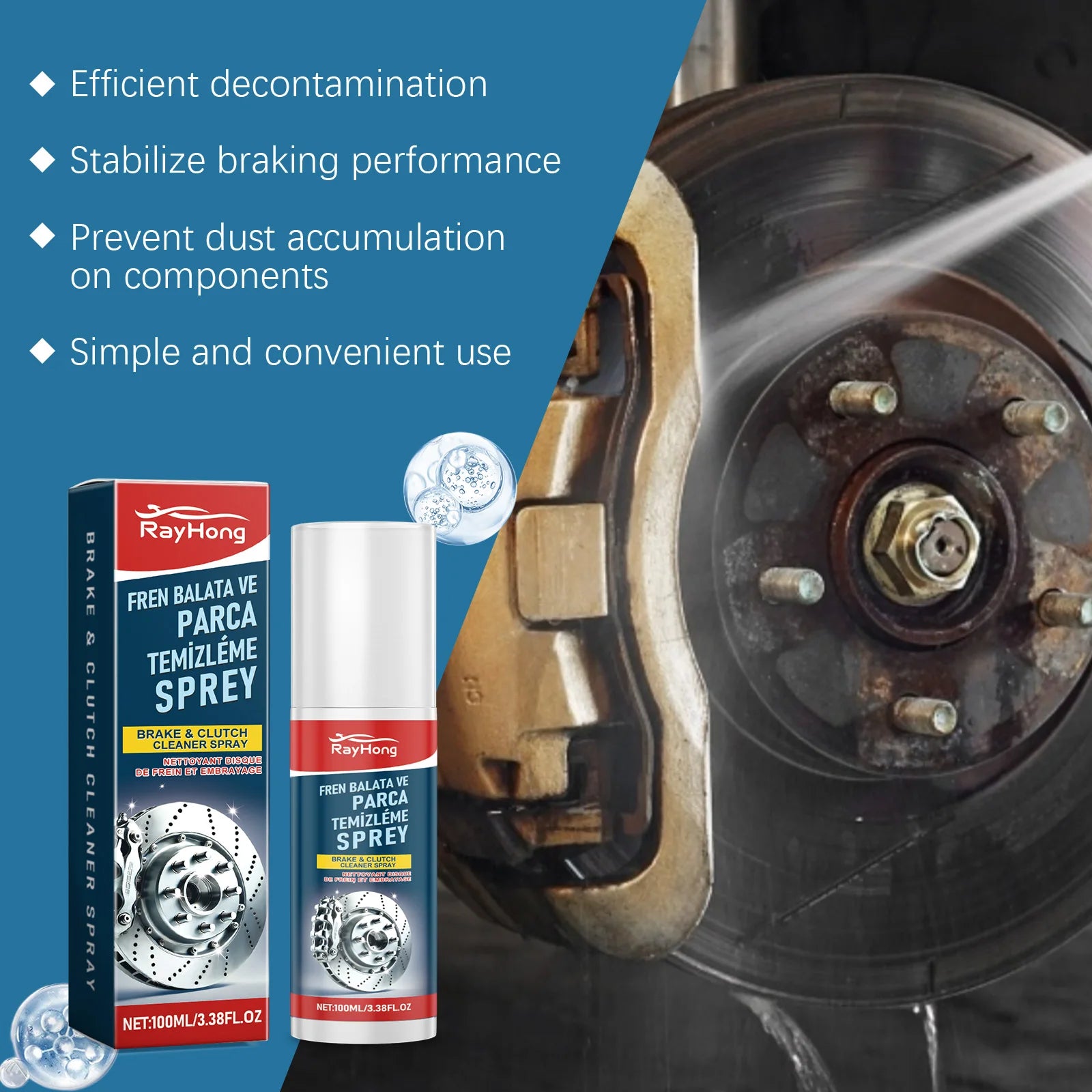 Metal Rust Remover Multifunctional Automotive Wheel Brake Polishing Refurbishing Agent Faucet Stainless Steel Rust Remover